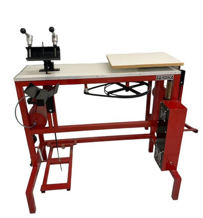 MESA PARA IMPRESION EN SERIGRAFIA DE GLOBOS Y FORMAS PLANAS CON BOMBA