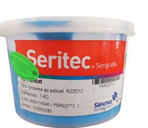AZUL TURQUESA POLICAT TINTA 1 K R2 2012. TINTA EPOXICA PARA VIDRIO, ALGUNOS PLASTICOS (POLIETILENO, POLIPROPILENO) Y METALES.