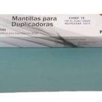 MANTILLA PARA PRENSA 254X390 CON 13 PERFORACIONES, DE PUNTO, 3 CAPAS