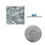 ROLLO LENTEJUELA  REDONDA 25 MTS. C/ADHESIVO 3MM PLATA SUBLIMAR SUBLIMACION YTISPA