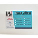 PLACA POLIESTER DOBLE CARA MEDIDA 219X381 CON 100 HOJAS  (8 5/8 x 15") SIN PERFORA  MARCA	ENCO PLATE