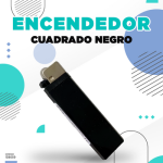 ENCENDEDOR CUADRADO NEGRO TOKAI