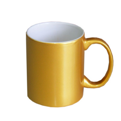 TAZA DORADA 11 OZ PARA SUBLIMAR 325 ML SUBLIMACION ENCOGRAPHICS