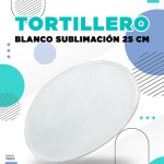 TORTILLERO BLANCO SUBLI 25 PARA SUBLIMAR SUBLIMACION YTISPA