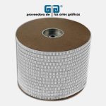 BOBINA ARILLO METALICO DOBLE  9/16"  BLANCO  articulo sobre pedido