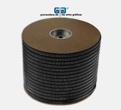 BOBINA ARILLO METALICO DOBLE  1/2" NEGRO  articulo sobre pedido