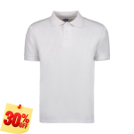 PLAYERA POLO 50% POLIESTER, 50% ALGODON/PREM 230GR HOMBRE BLANCA TALLA S YTISPA
