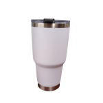 VASO ACERO INOXIDABLE 30 OZ BLANCO TAPA SEGURIDAD