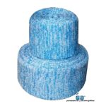 MOLLETON O FIBRATEX AZUL 5 F (O B) DE 6 CMS