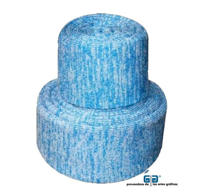 MOLLETON O FIBRATEX AZUL 2 M (LL 175) DE 9 CMS