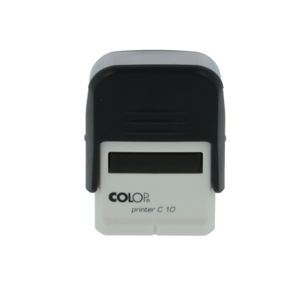 SELLO COLOP	C 10	 MEDIDA 10 X 27 MM TINTA	NEGRO	AUTOENTINTABLE
