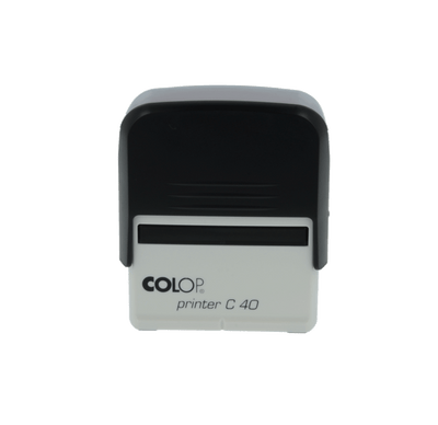 SELLO COLOP	C 40	 MEDIDA 23 X 59 MM TINTA	NEGRO	AUTOENTINTABLE