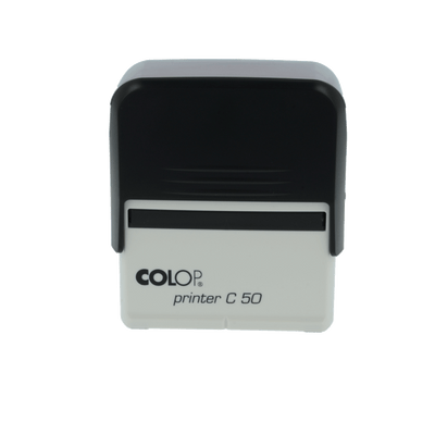 SELLO COLOP	C 50	 MEDIDA 30 X 69 MM TINTA	NEGRO	AUTOENTINTABLE