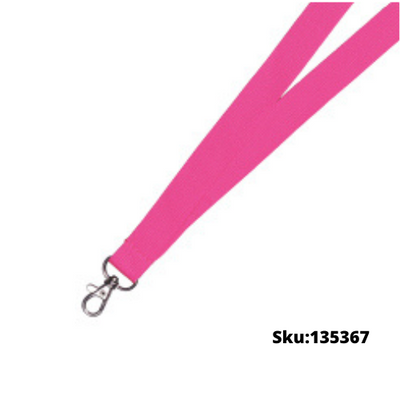 CORDON PLANO PARA GAFETE DESPRENDIBLE PORTAGAFETE  CON BROCHE SEGURIDAD  ROSA MAGENTA