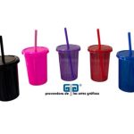 VASO PONY 16 OZ CON TAPA, VASO Y POPOTE DEL MISMO COLOR.  VARIEDAD EN COLORES