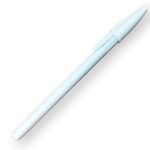 BOLIGRAFO (PLUMA) REDONDO PLUS BLANCO TAPON BLANCO