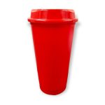 VASO CAFETERO STAR ROJO SOLIDO TAPA CAFETERA VASO DE 16 OZ