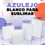 AZULEJO DE CERAMICA BLANCO PARA SUBLIMACION