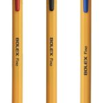 BOLIGRAFO PUNTO FINO, CON 3 PIEZAS, COLOR DE TINTA NEGRO, AZUL Y ROJO