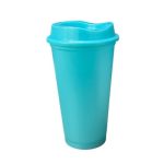 VASO CAFETERO STAR AZUL AQUA CON TAPA CAFETERA AZUL AQUA VASO DE 16 OZ